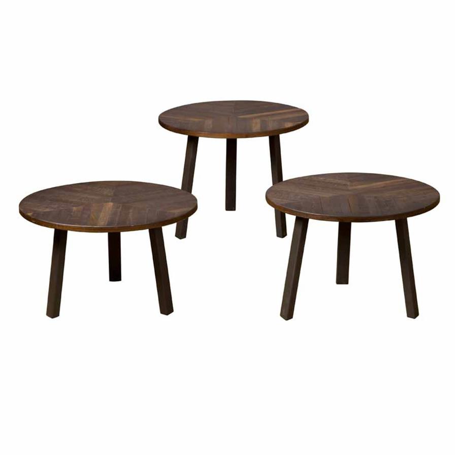 Bijzettafel – Lazio – Bruin – 55 x 45 cm – Tower Living