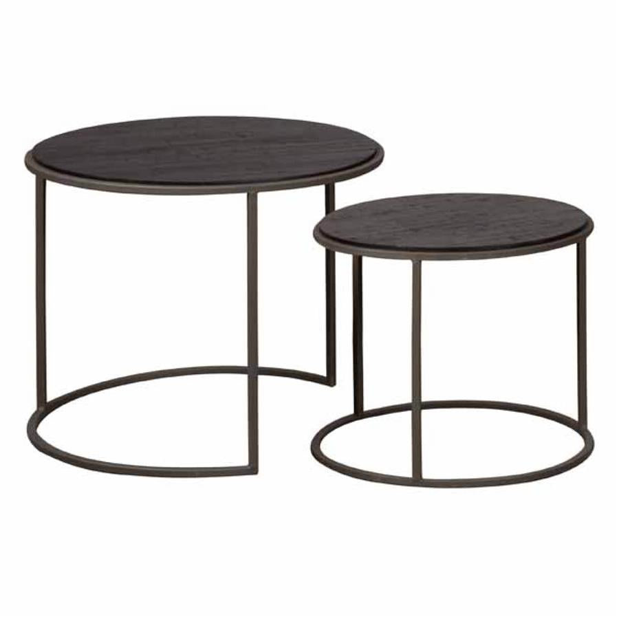 Bijzettafel – Spello – Grijs – 55 x 45 cm – Tower Living