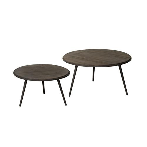 Bijzettafel – Rolo – Bruin – 75 x 40 cm – Tower Living