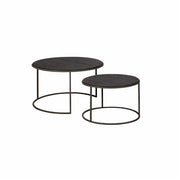 Ronde bijzettafel Spello – Grijs – 75 x 45 cm | Tower Living