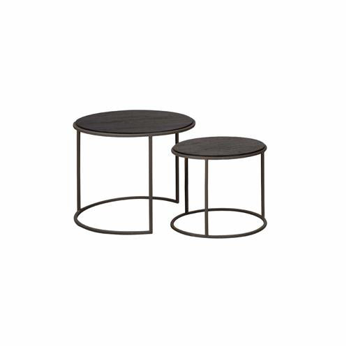 Bijzettafel – Spello – Grijs – 55 x 45 cm – Tower Living
