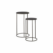 Ronde bijzettafel Spello – Grijs – 45 x 80 cm | Tower Living