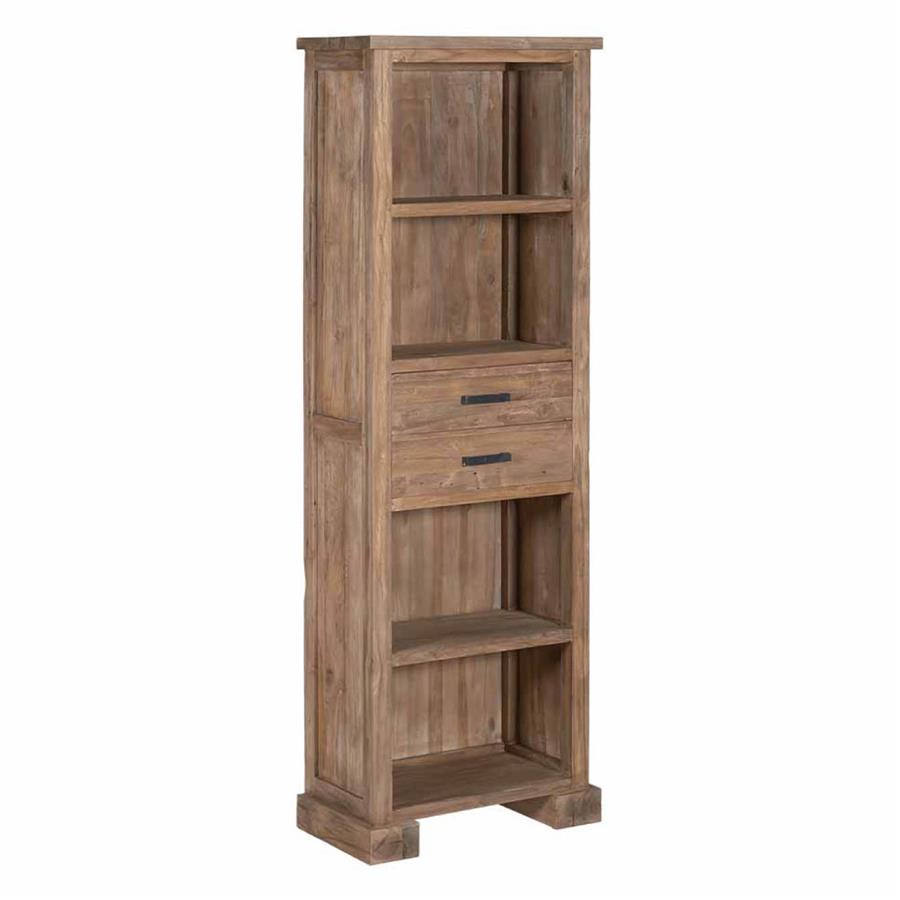 Boekenkast – Lorenzo – Bruin – 65 x 190 cm – Tower Living