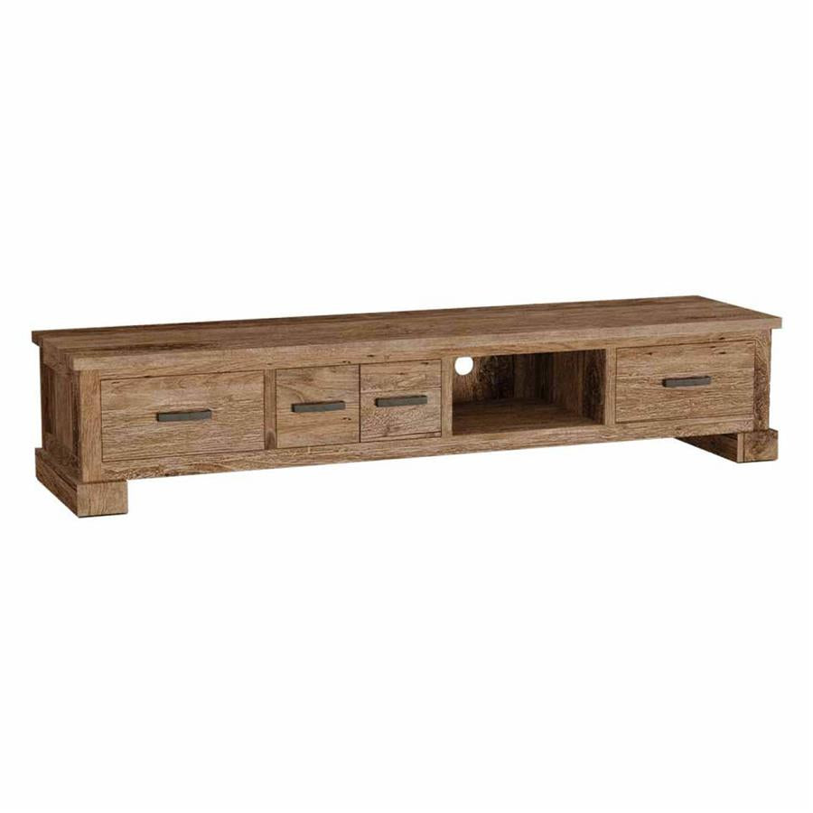 TV-Meubel – Lorenzo – Bruin – 200 x 40 cm – Tower Living