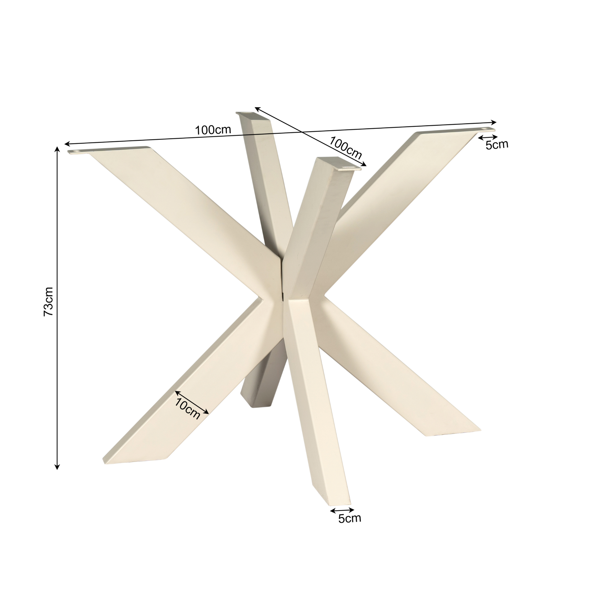 Matrixpoot Zand Rond Koker 4x8 cm