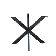 Matrixpoot Rond Zwart 140 cm Koker 4x8 cm