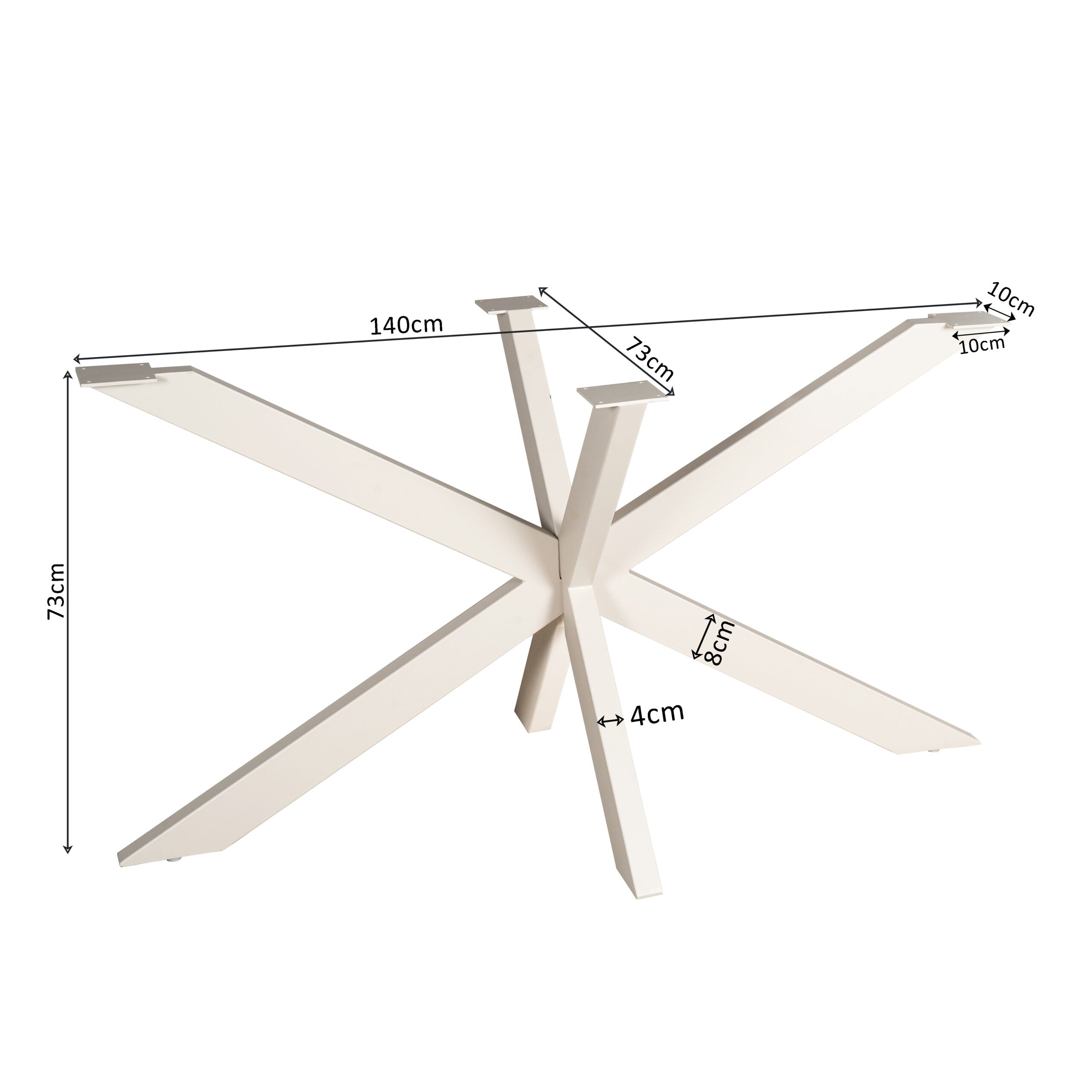 Matrixpoot Zand 140 cm afmetingen 140x73x73 cm
