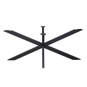 Matrixpoot Zwart Ovaal/Rechthoek 190 cm Koker 4x8 cm