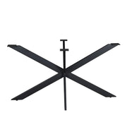 Matrixpoot Zwart Ovaal/Rechthoek 140 cm Koker 2,5x7,5 cm