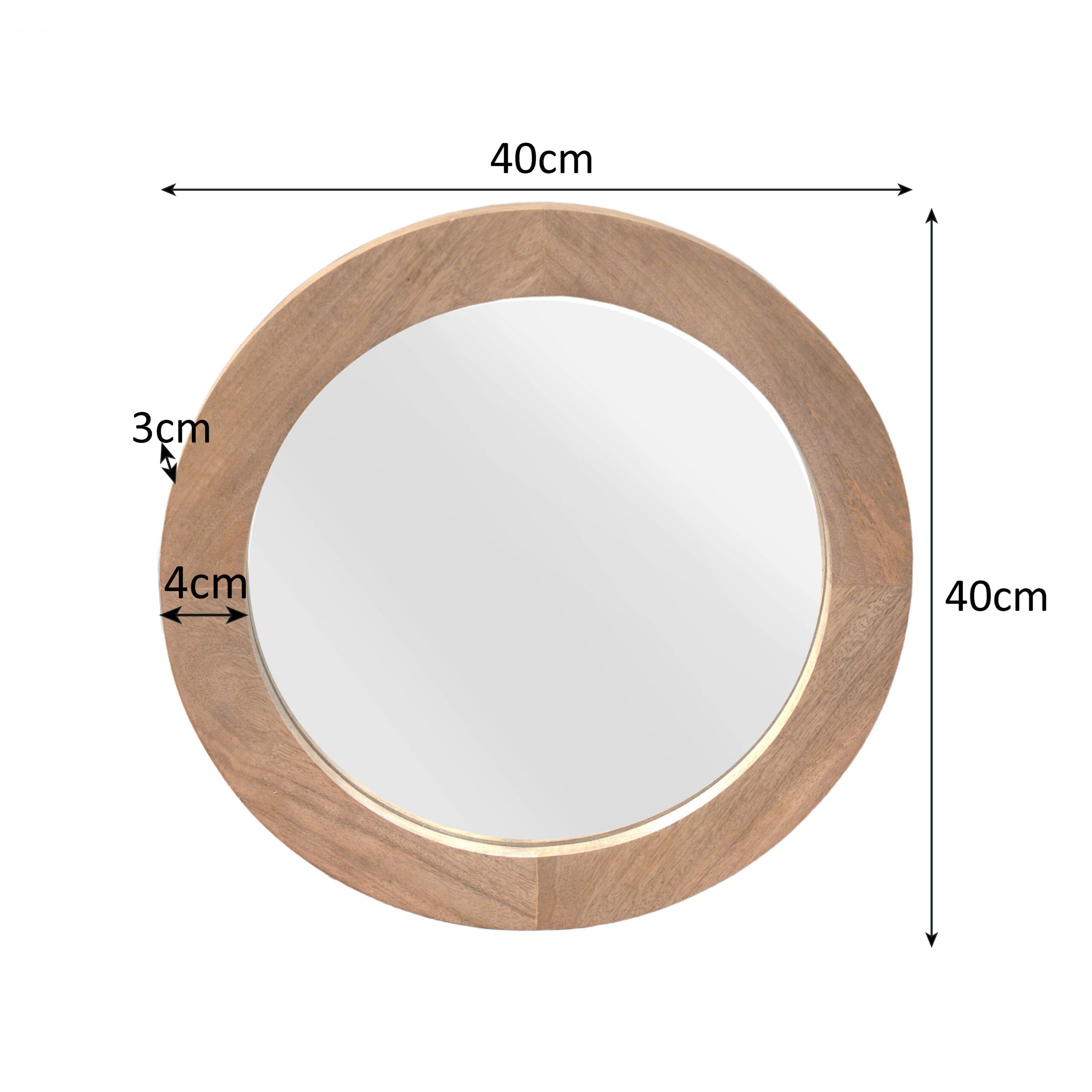 Salontafel Guus Naturel Mangohout 60 cm