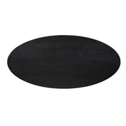 Eiken Blad Ferris Ovaal 180 cm Zwart
