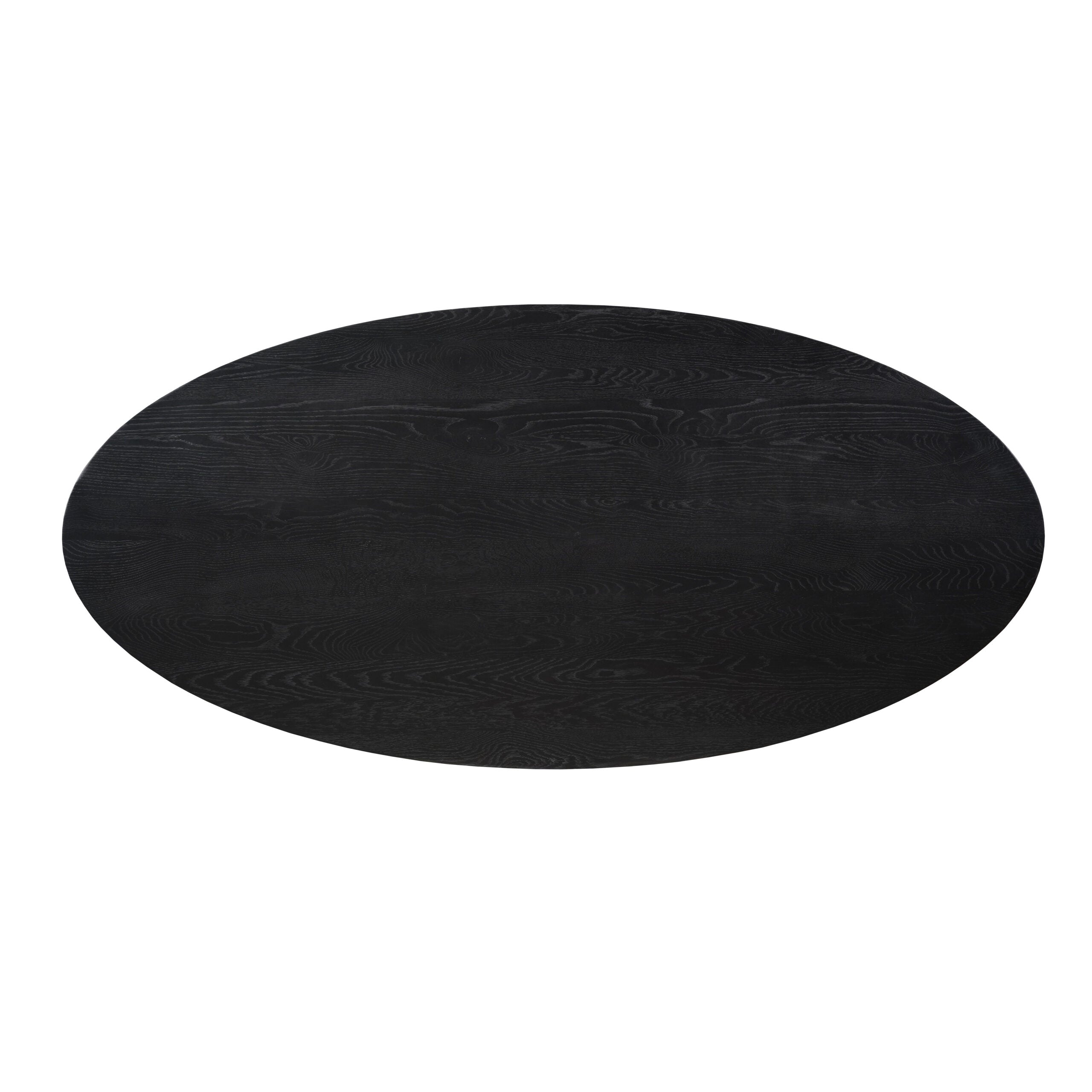 Eiken Blad Ferris Ovaal 240 cm Zwart