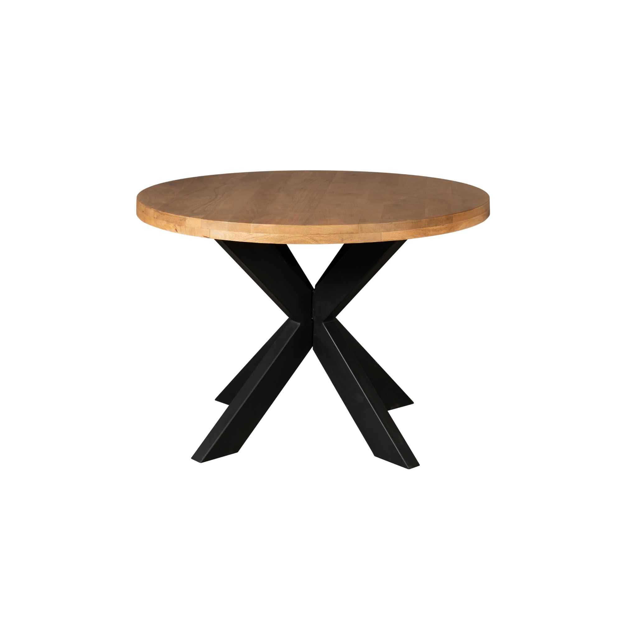 Ronde eettafel Denver Naturel Mangohout 120 cm
