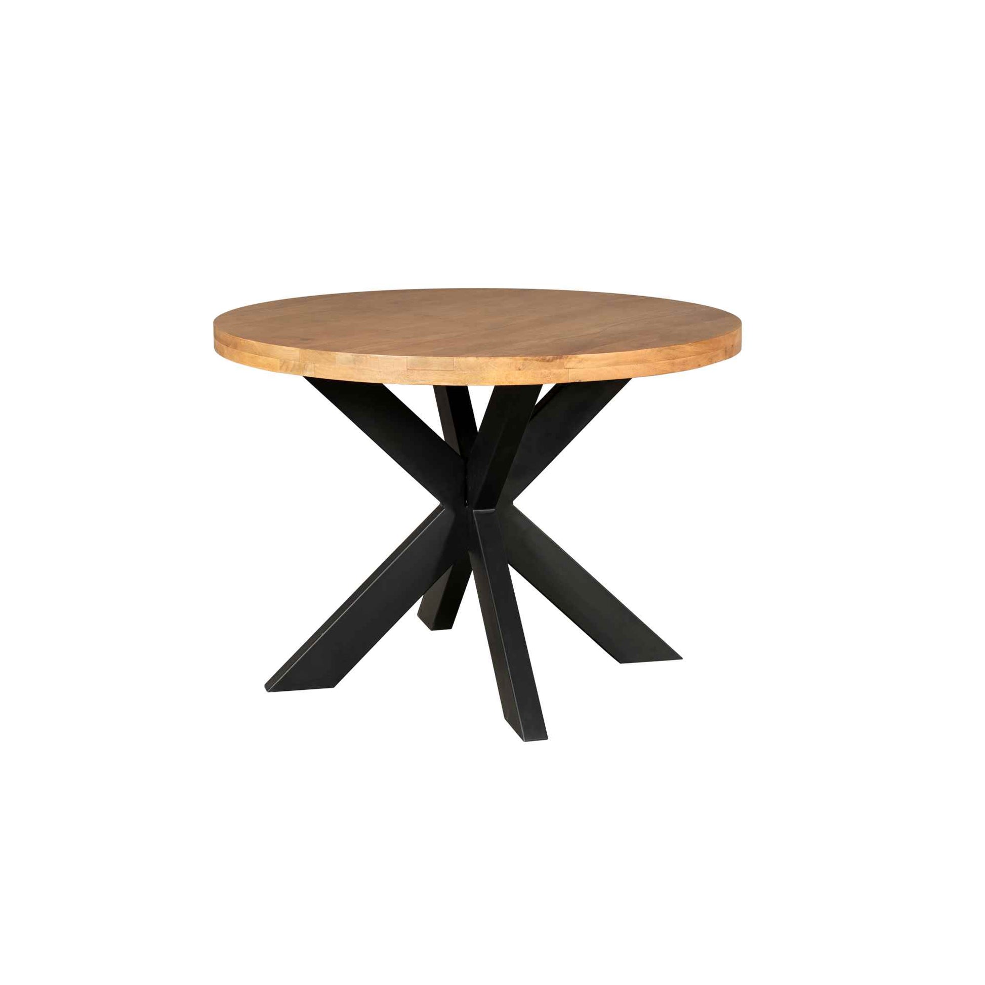 Ronde eettafel Denver Naturel Mangohout 120 cm