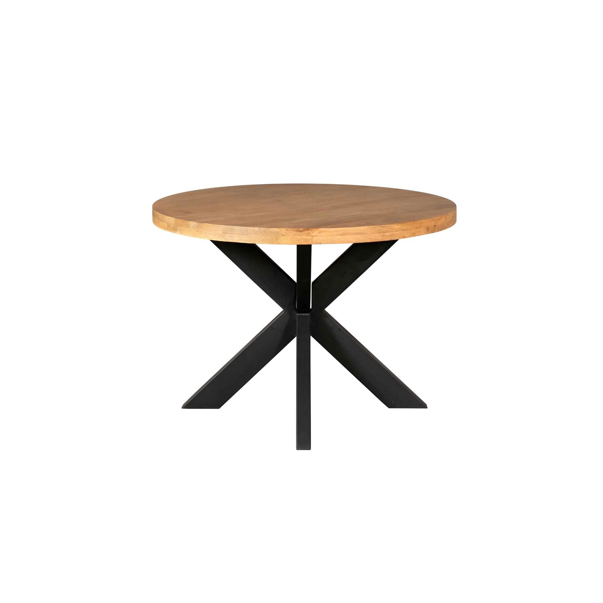Ronde eettafel Denver Naturel Mangohout 120 cm