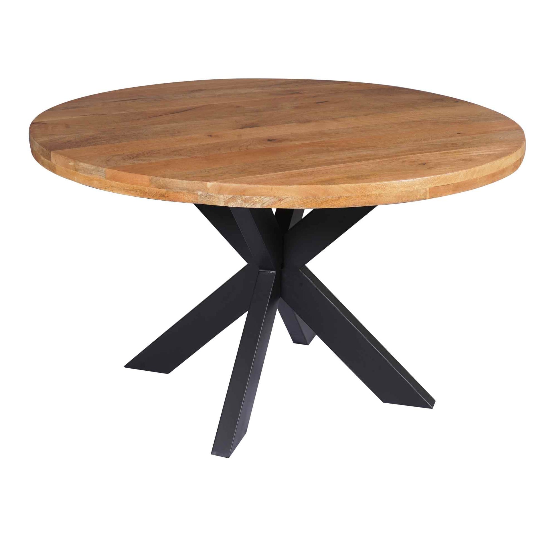 Ronde eettafel Denver Naturel Mangohout 140 cm