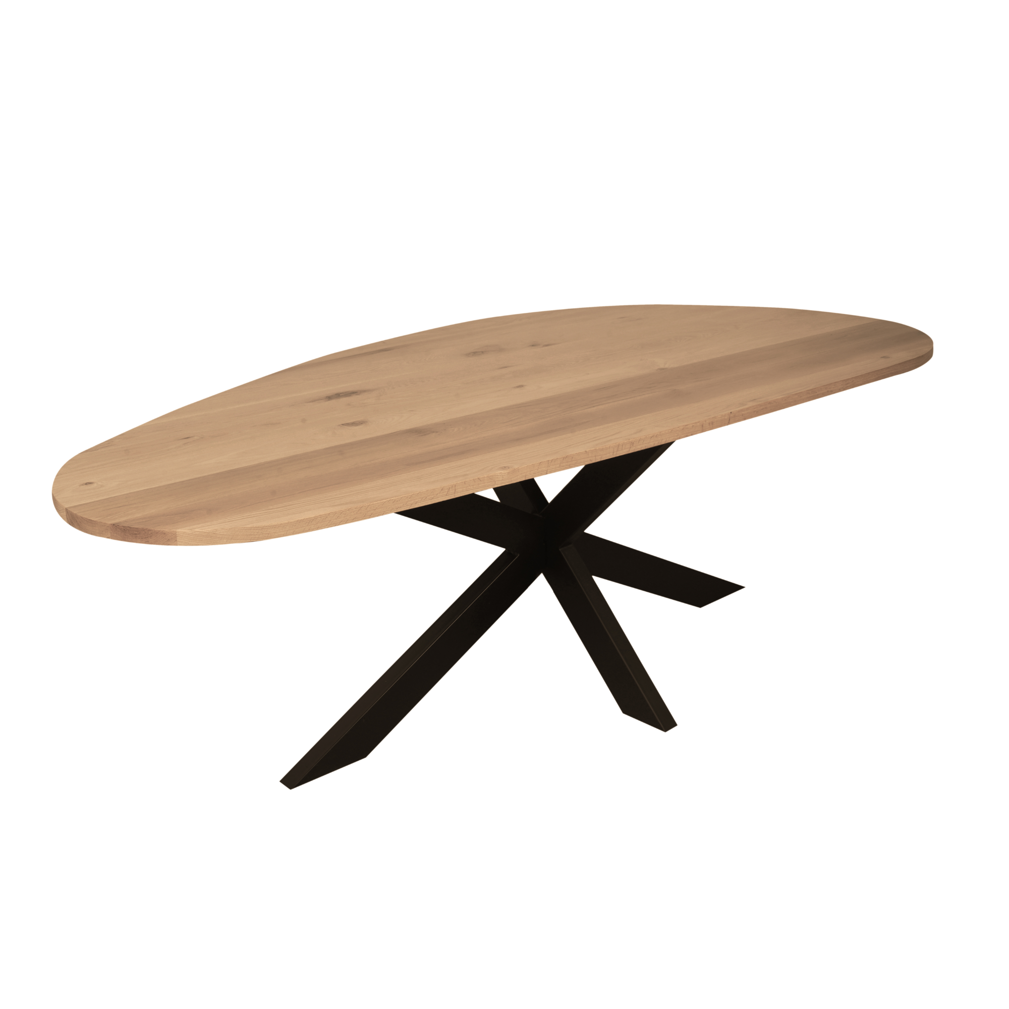 Organische eettafel Cloud Naturel Eikenhout 210 cm