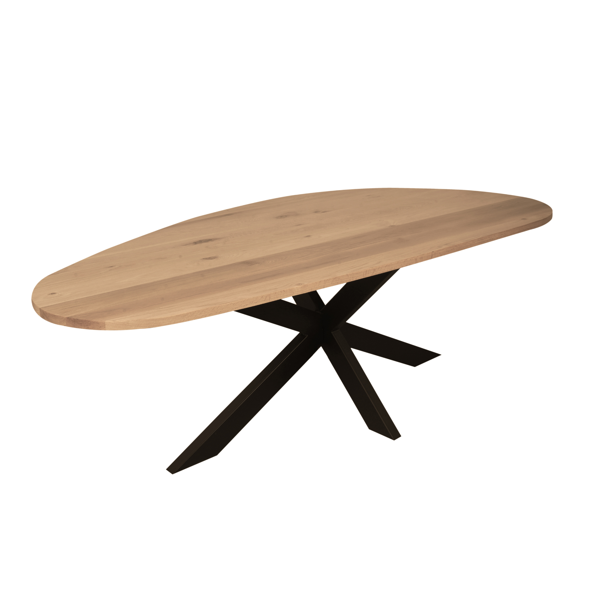 Organische eettafel Cloud Naturel Eikenhout 280 cm