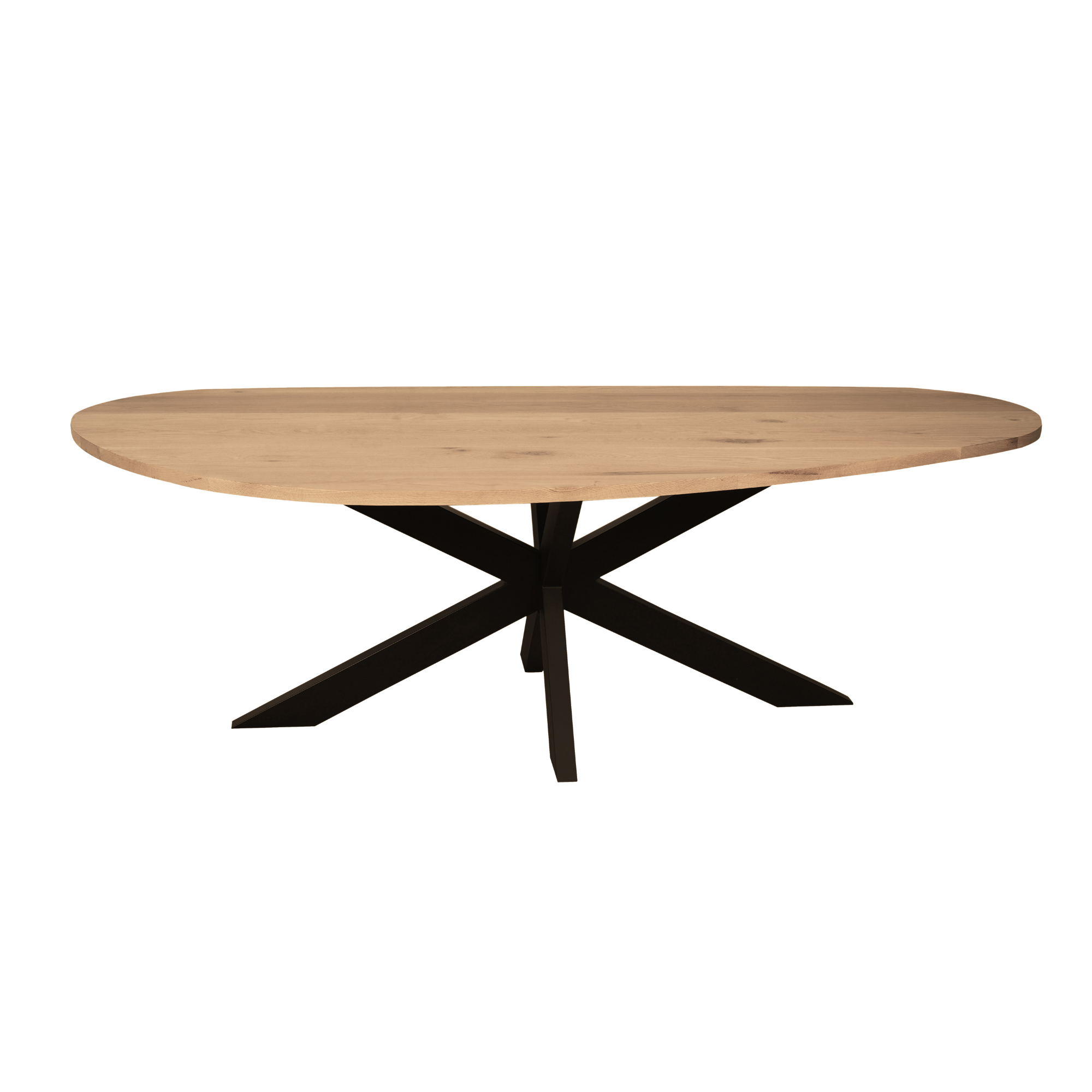 Organische eettafel Cloud Naturel Eikenhout 280 cm