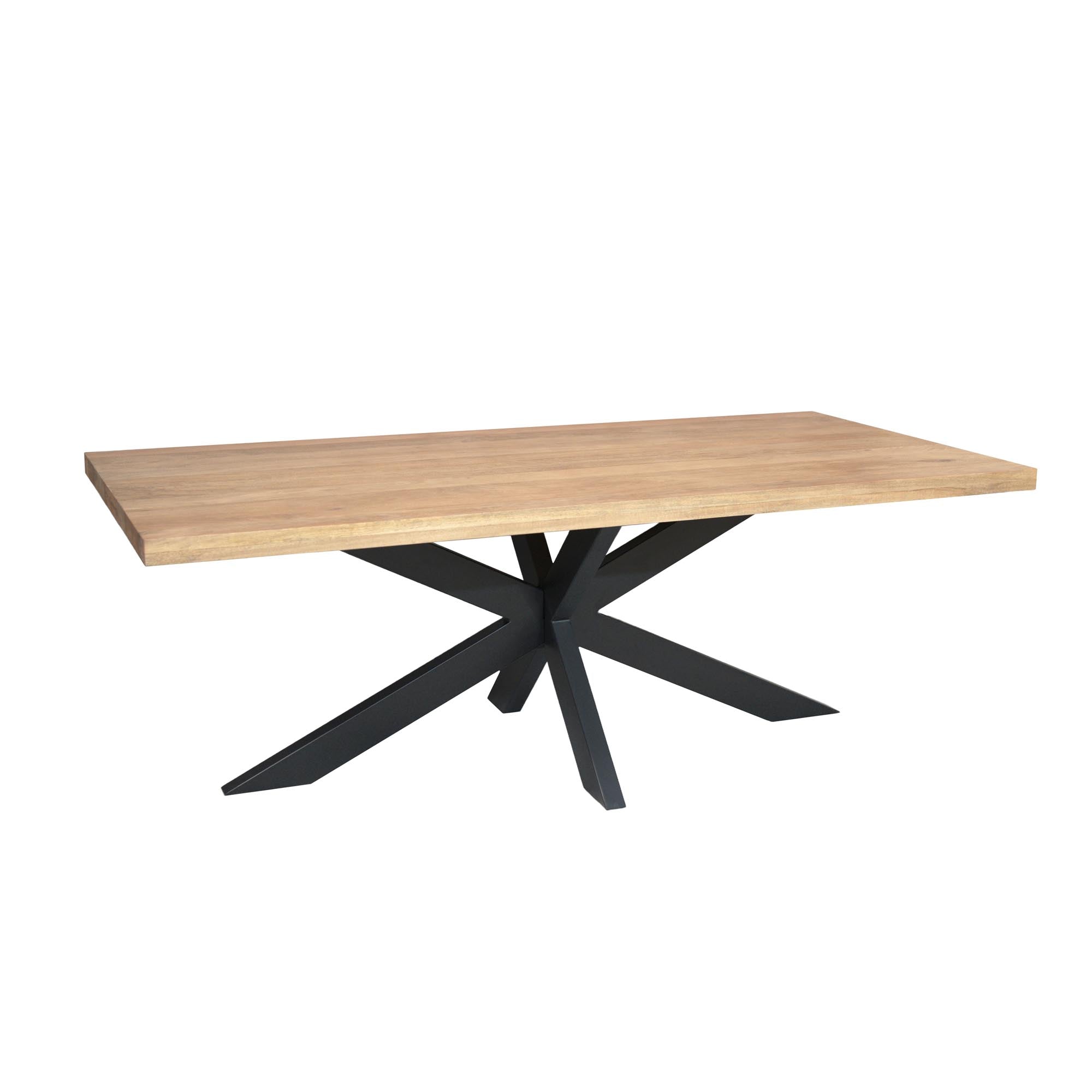 Rechthoekige eettafel Dakota Naturel Mangohout 240 cm