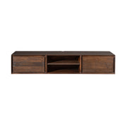 Zwevend tv meubel Ambiance Bruin Mangohout 160 cm