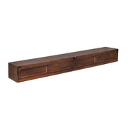 Zwevend tv meubel Ambiance Bruin Mangohout  280 cm
