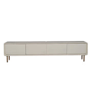 Zwevend Tv-meubel Allure Zand Mangohout 200 cm