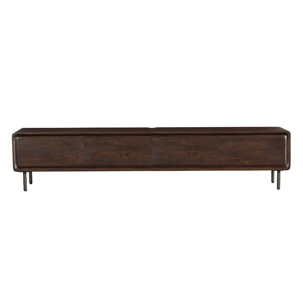 Zwevend Tv-meubel Allure Bruin Mangohout 200 cm