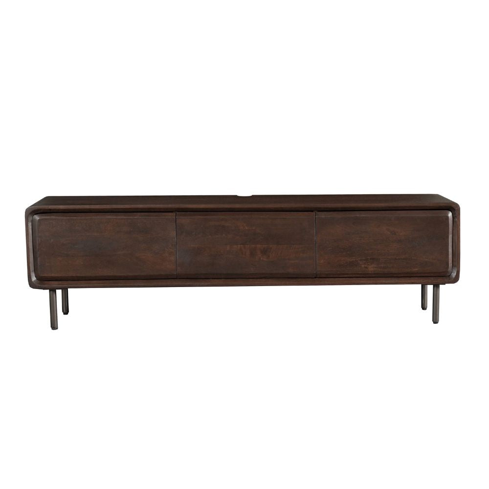 Zwevend Tv-meubel Allure Bruin Mangohout 160 cm