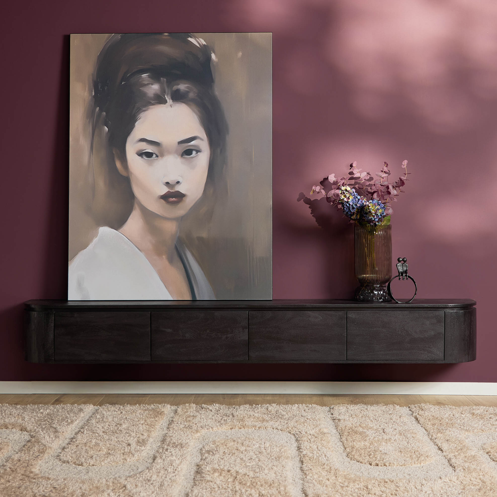 Tv meubel Excellent Black | 240 cm