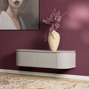 Tv meubel Excellent Taupe Mangohout 120 cm
