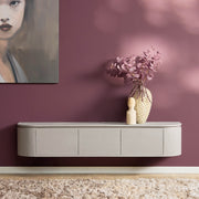 Tv meubel Excellent Taupe Mangohout 160 cm