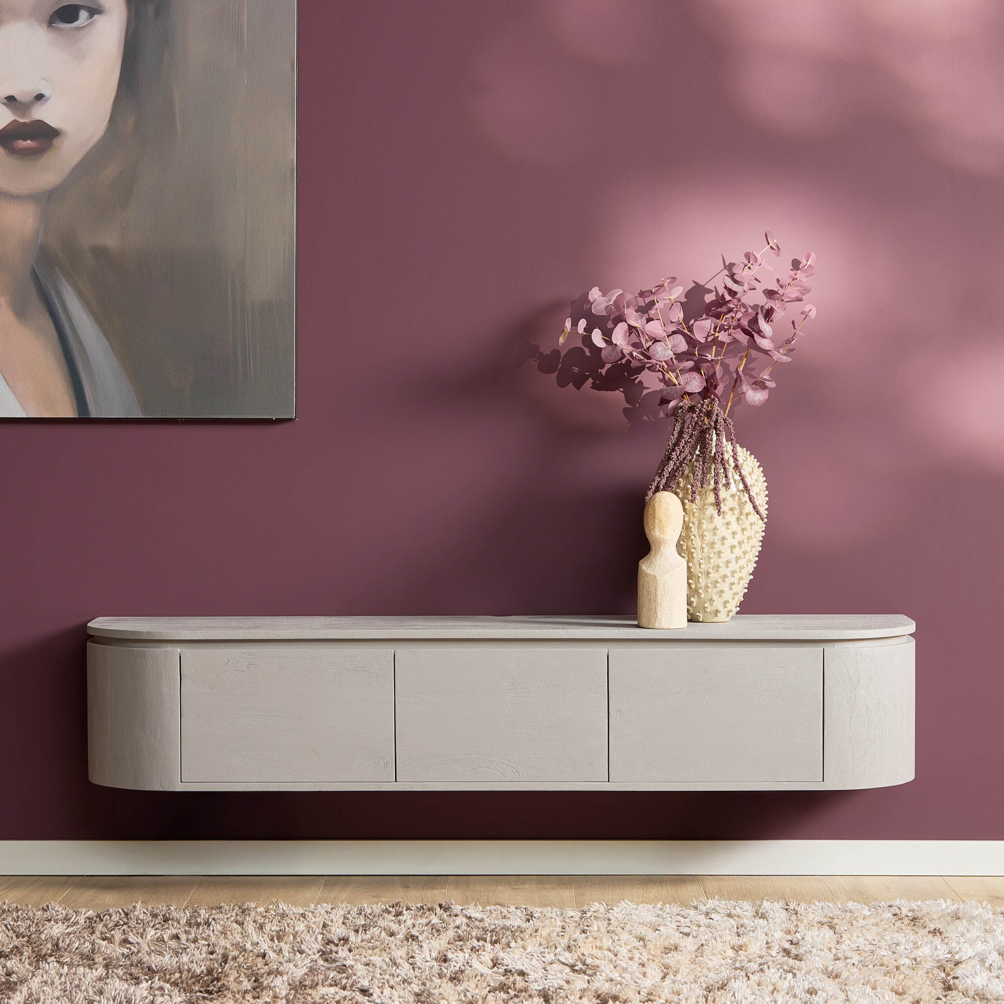 Tv meubel Excellent Taupe | 160 cm