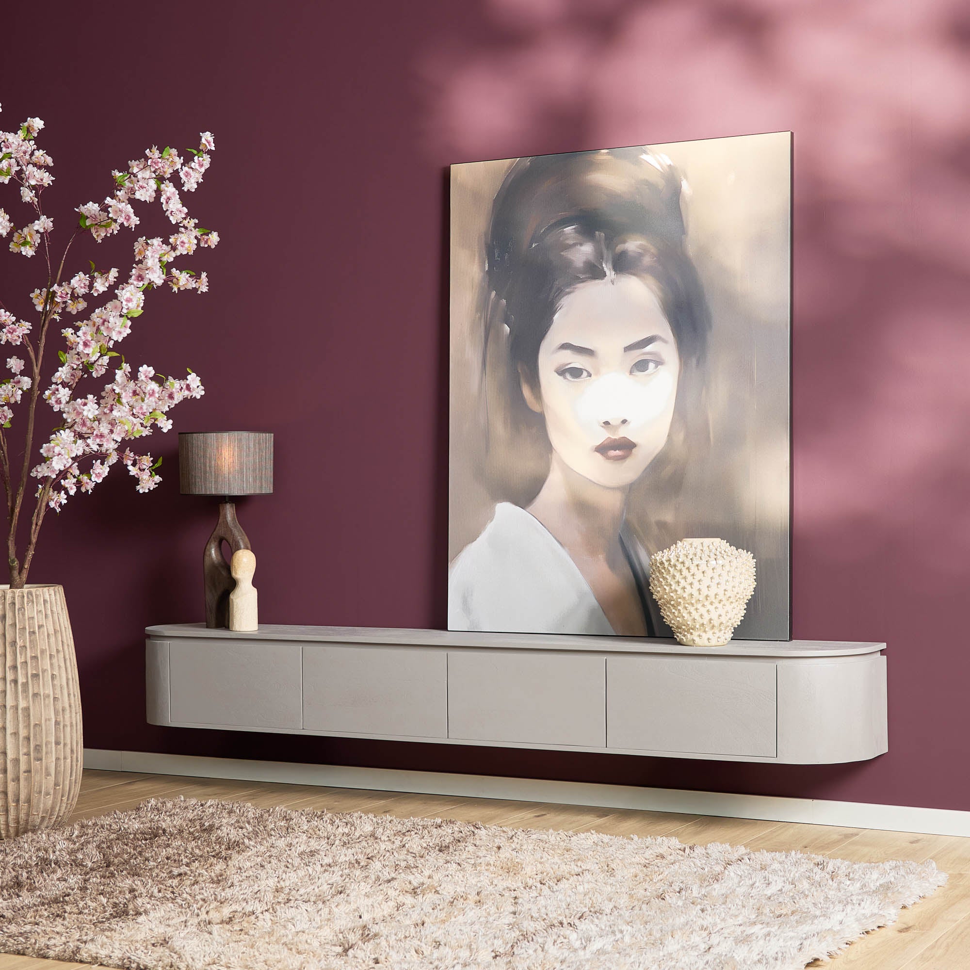 Tv meubel Excellent Taupe | 240 cm