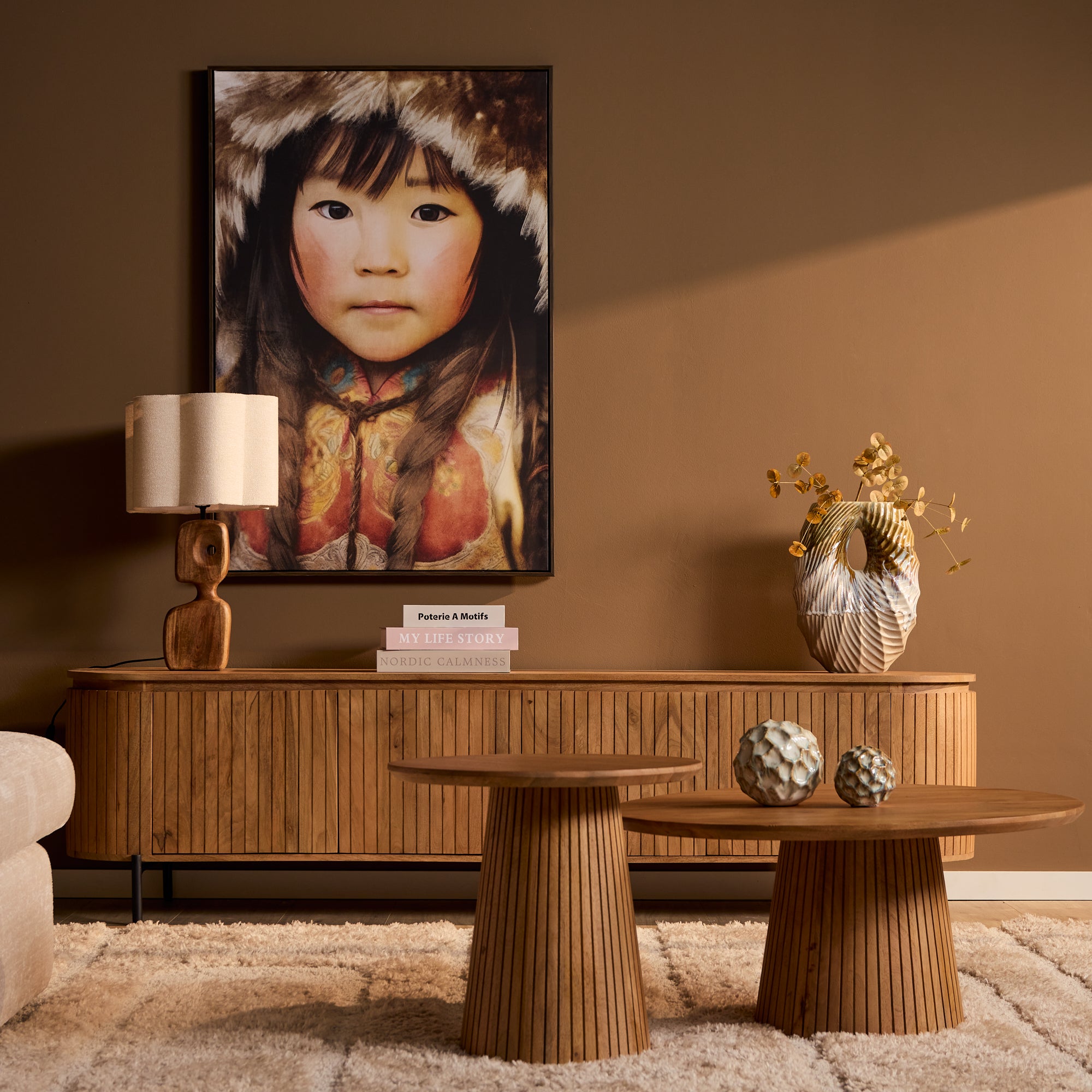 Salontafel | Solana | 80 cm | Naturel