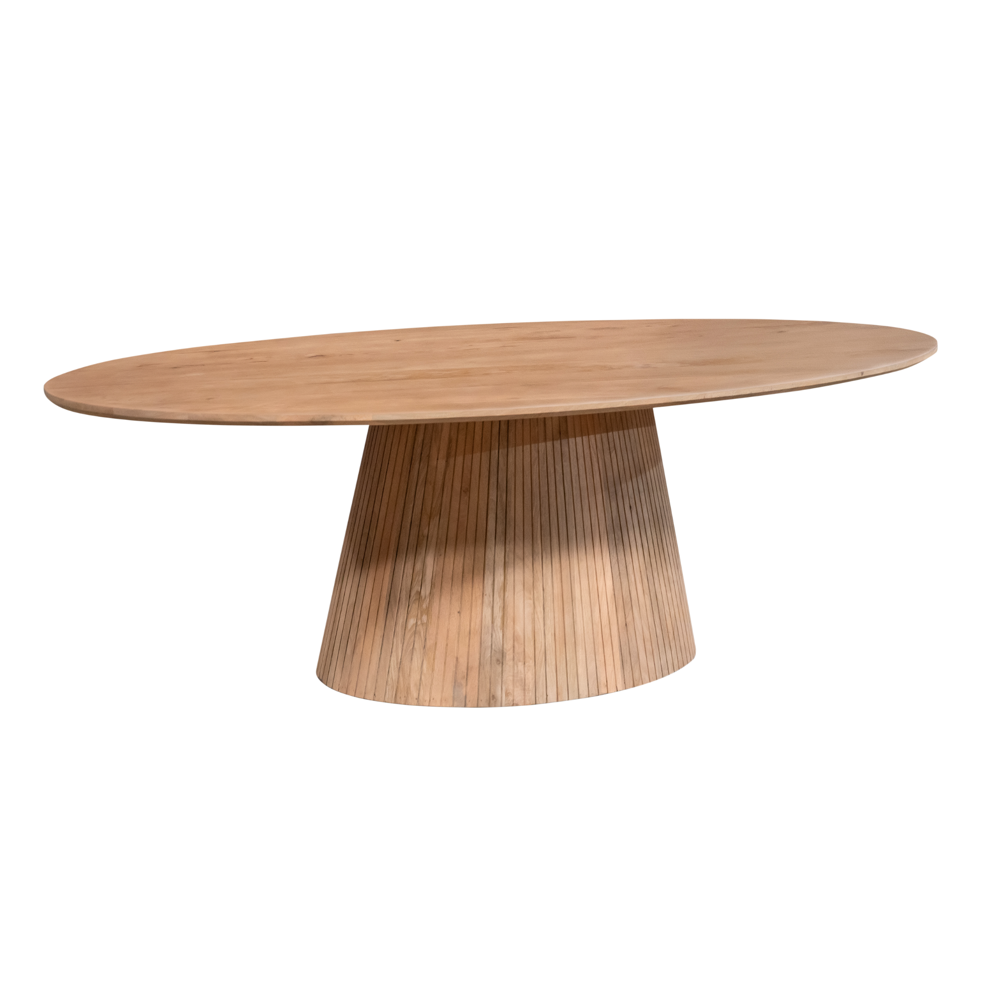 Ovale eettafel Solana Naturel Mangohout 240 cm