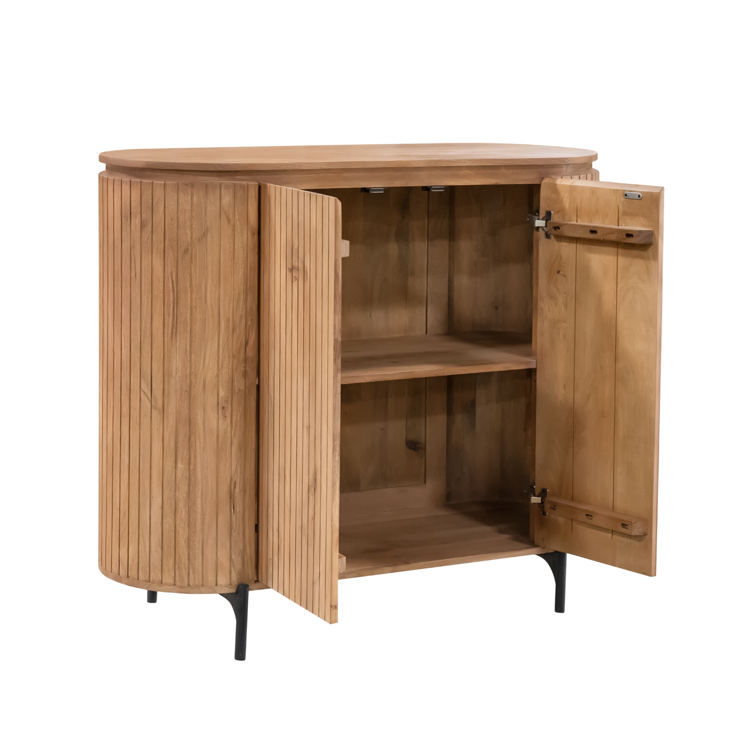 Kabinet kast Solana Naturel Mangohout 115 cm