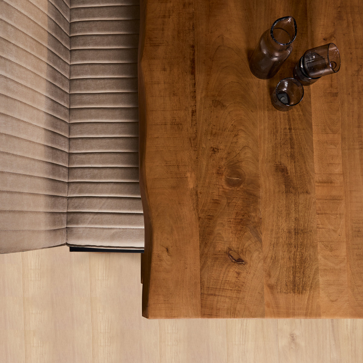 Boomstamtafel Boston Naturel Mangohout 240 cm