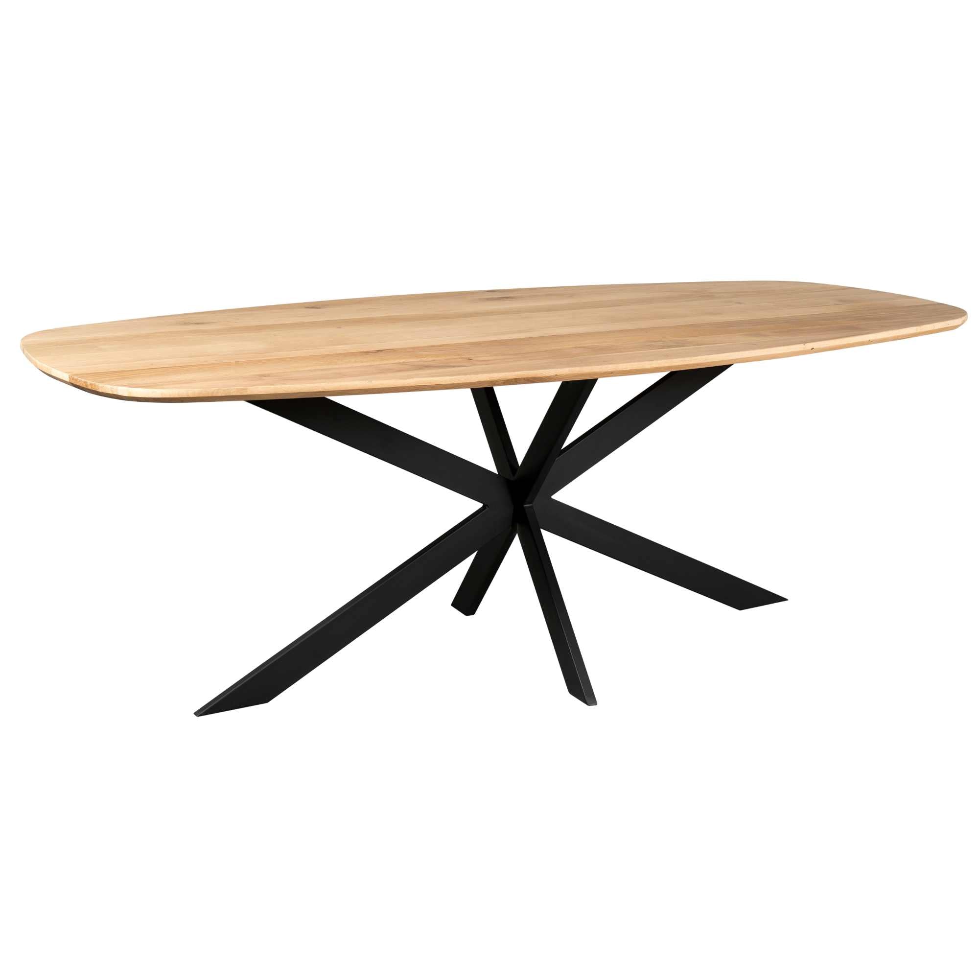 Deens ovale eettafel Ferris Naturel Eikenhout 280 cm