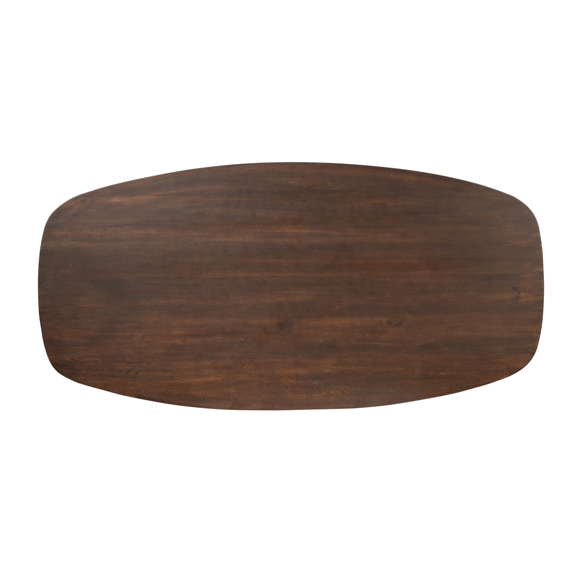 Deens ovale eettafel Ferris Bruin Eikenhout 280 cm