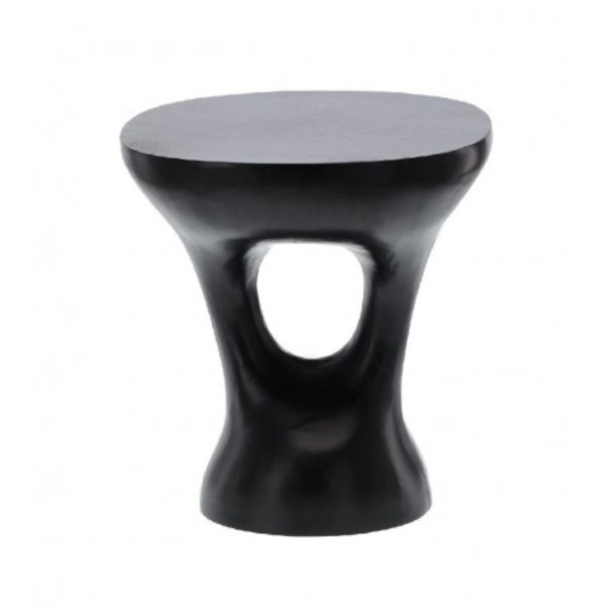 Ronde salontafel Amelie Zwart Aluminium 43 cm