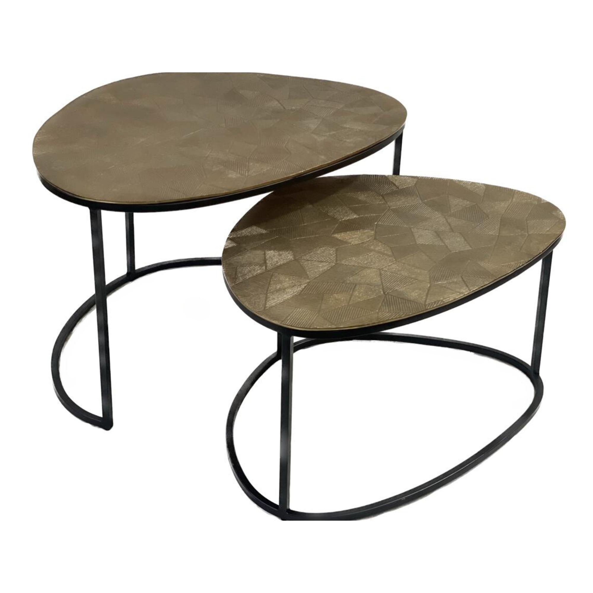 Salontafel Ziva Gold | 90 cm