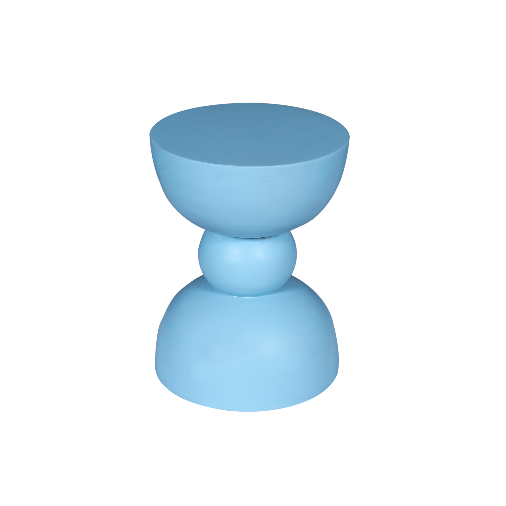 Bijzettafel Jon Blauw Mangohout 30 cm