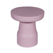 Bijzettafel Drum Roze Mangohout 40 cm