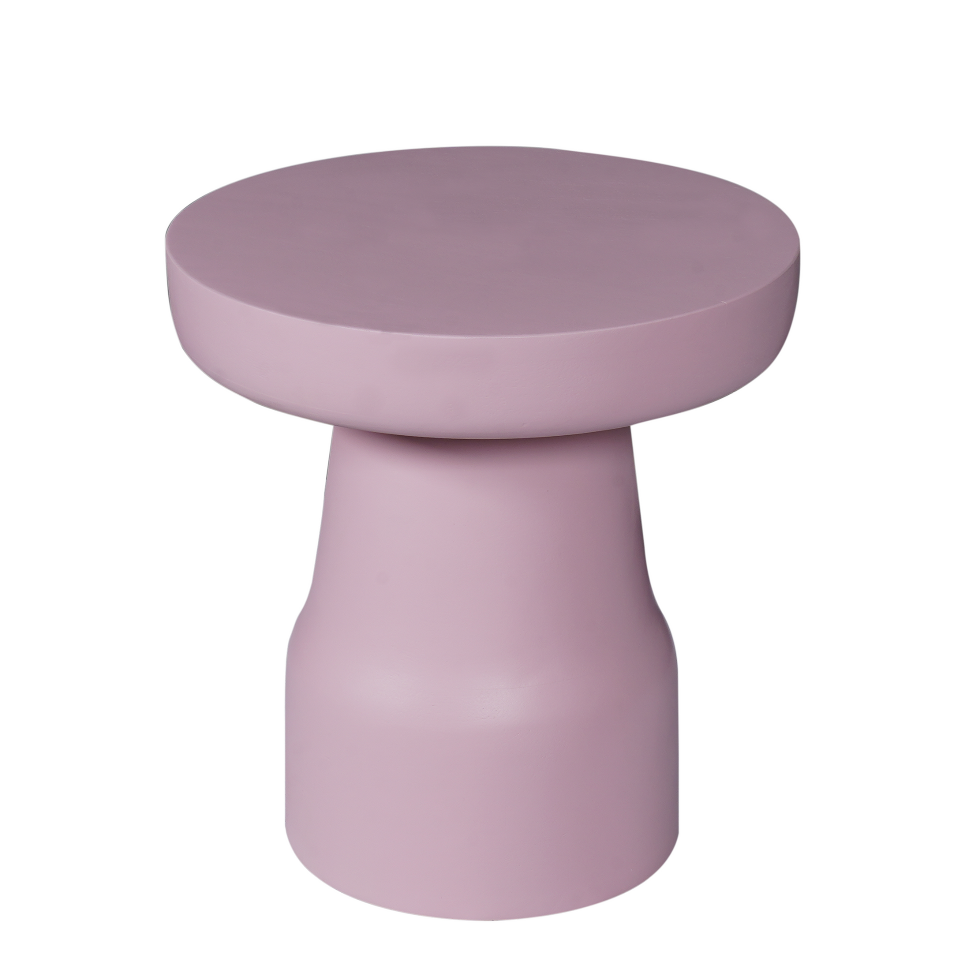 Bijzettafel Drum Roze Mangohout 40 cm