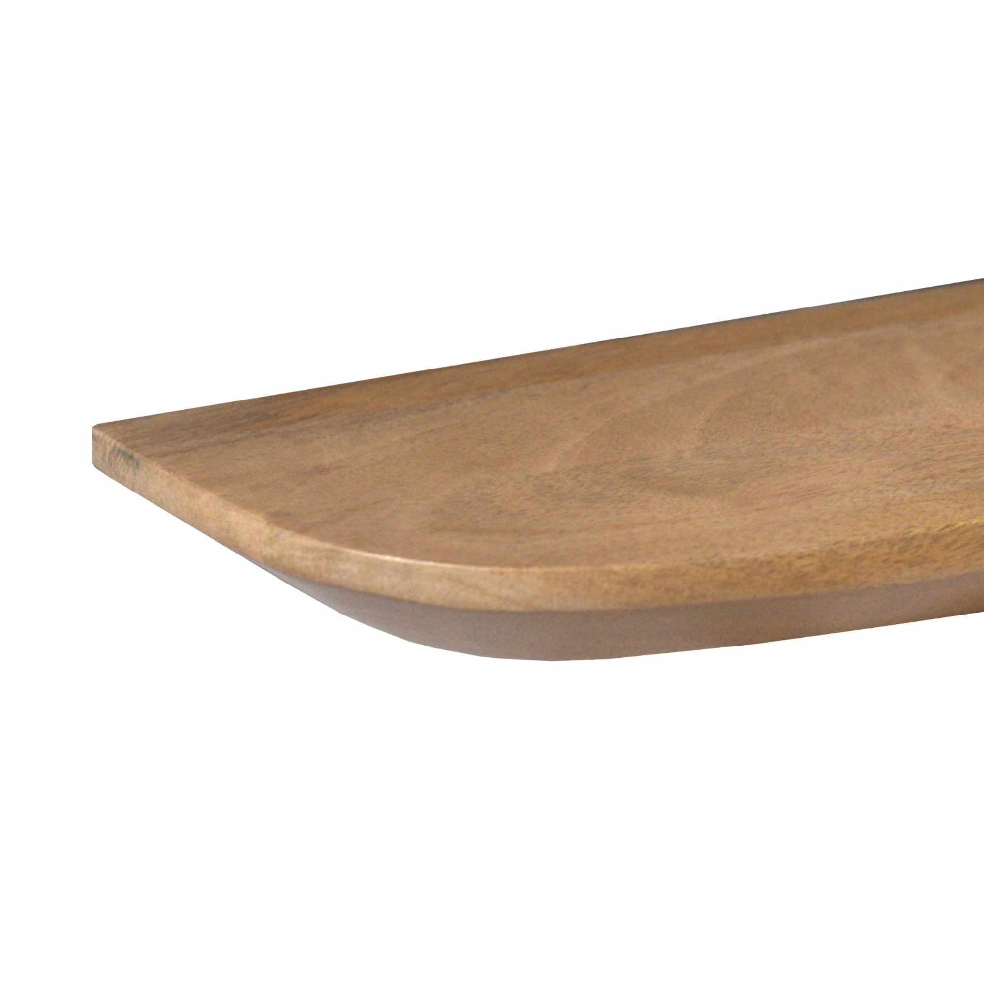 Wandplank Gusta Set van 3 Naturel Mangohout 60 cm