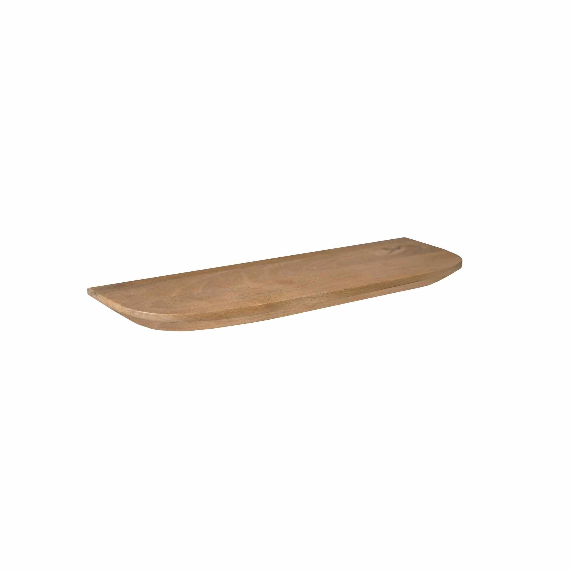 Wandplank Gusta Set van 3 Naturel Mangohout 60 cm