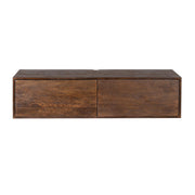 Zwevend tv meubel Vision Bruin Mangohout 120 cm