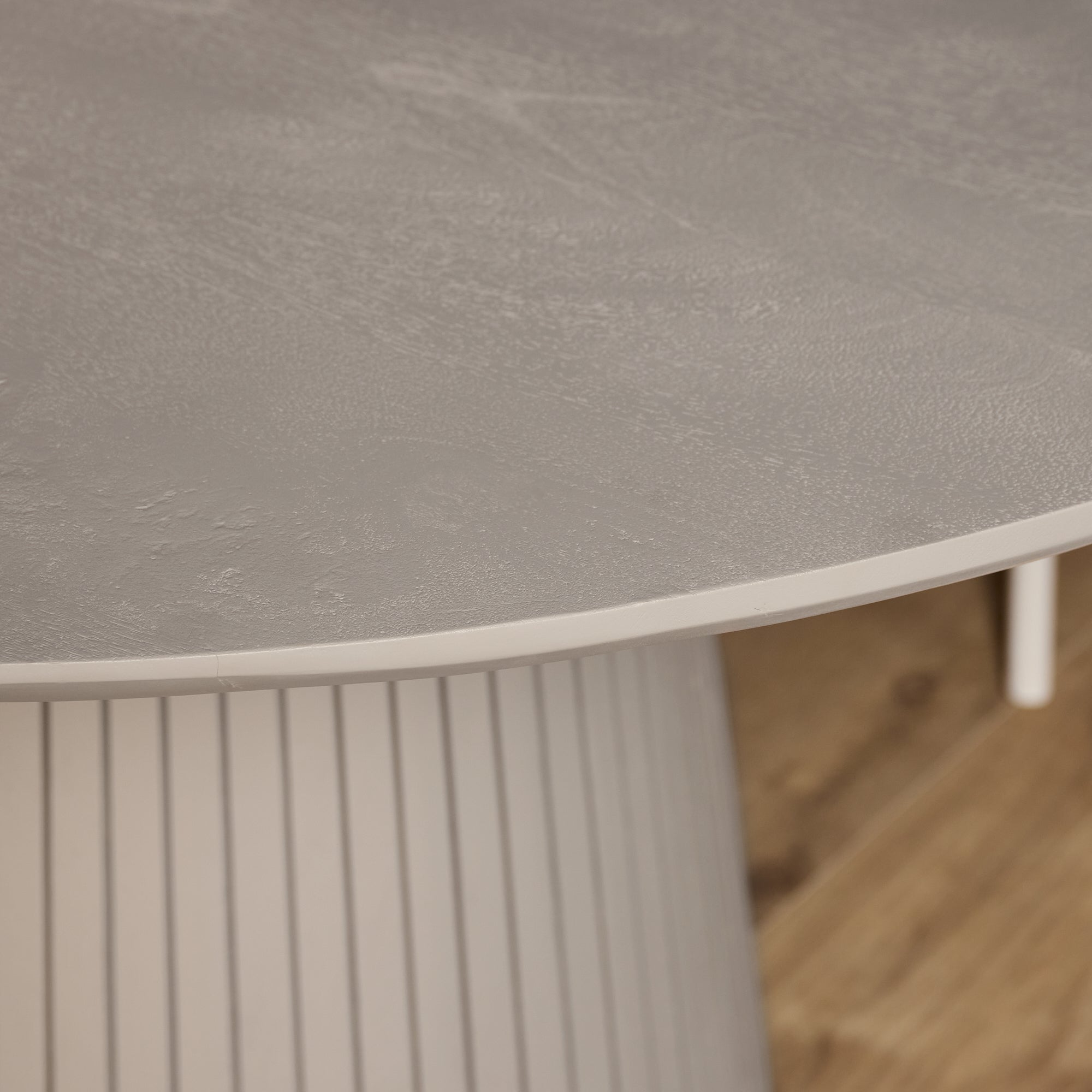 Ronde eettafel Solana Taupe Mangohout 150 cm
