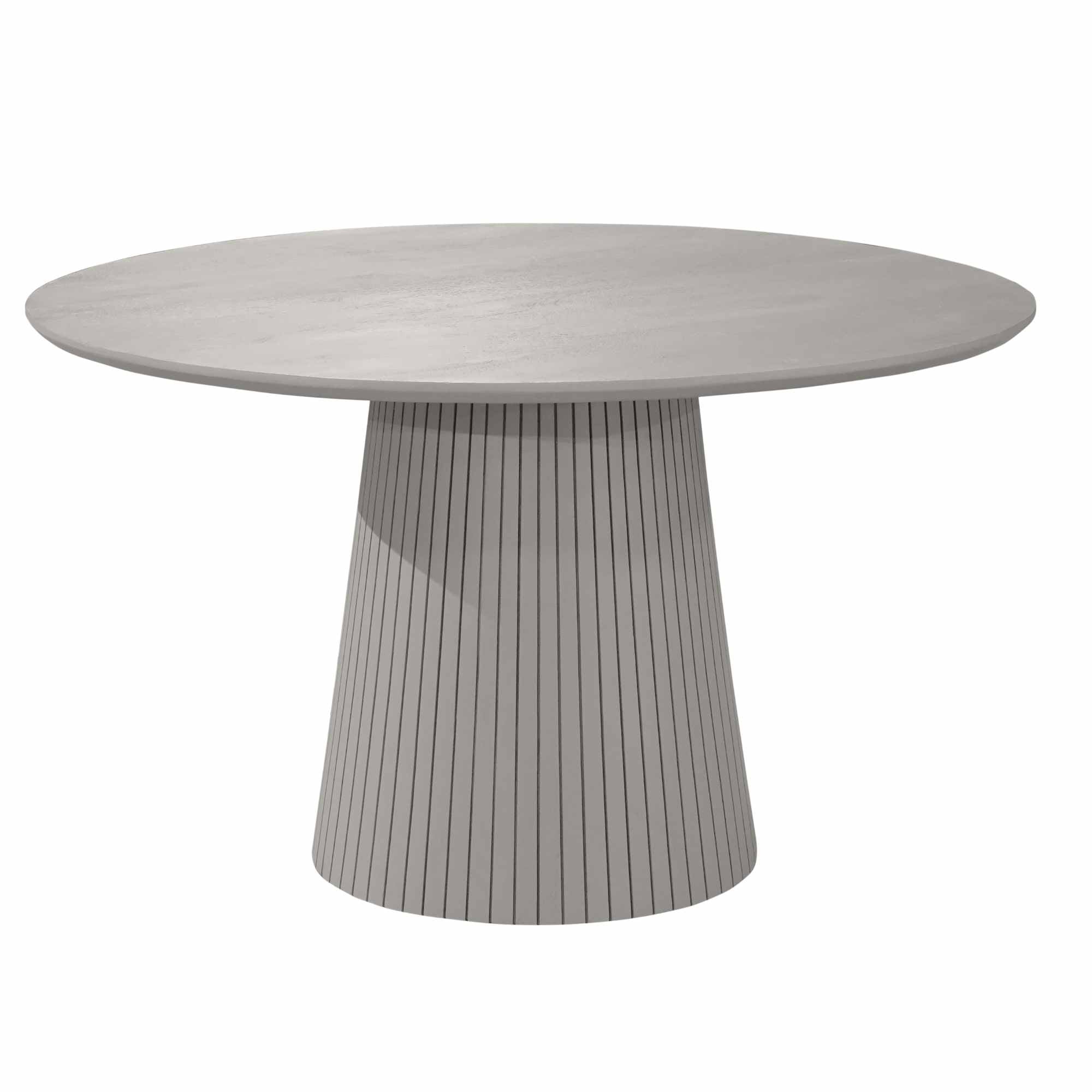 Ronde eettafel Solana Taupe Mangohout 150 cm